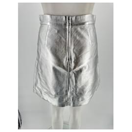 Autre Marque-ARKET  Skirts T.International S Leather-Metallic
