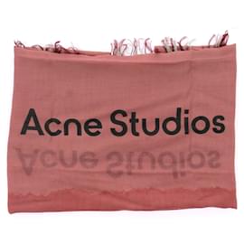 Acne-ACNE STUDIOS Foulards T.  cotton-Rose