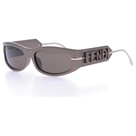 Fendi-Gafas de sol FENDI T.  el plastico-Gris