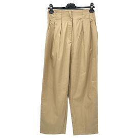 Pantalones Sandro T.FR 36 Algodón Beige