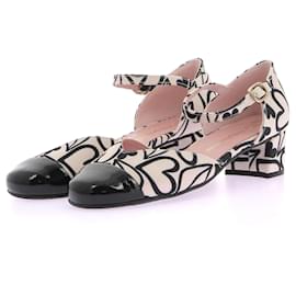 Autre Marque-PRETTY BALLERINAS Ballerinas T.EU 38.5 Stoff-Weiß