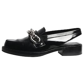 Louis Vuitton-Louis Vuitton Black buckled slingback loafers - size EU 37.5 (Uk 4.5)-Black