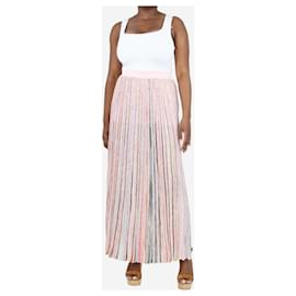 Missoni-Pink sequin-embellished maxi skirt - size UK 14-Pink