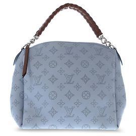 Louis Vuitton Monogramma Blu Mahina Babylone Catena BB Blu Blu chiaro