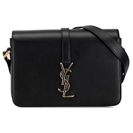 Yves Saint Laurent-Yves Saint Laurent Leather Université Crossbody Bag Leather Crossbody Bag 357403 in good condition-Other