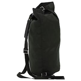 Prada-PRADA Shoulder Bag Nylon Khaki Auth 72120-Khaki