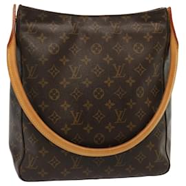Louis Vuitton-LOUIS VUITTON Monogram Looping GM Shoulder Bag M51145 LV Auth 73042-Monogram