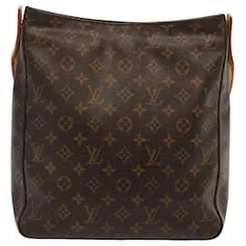 Louis Vuitton-LOUIS VUITTON Monogram Looping GM Shoulder Bag M51145 LV Auth 73042-Monogram