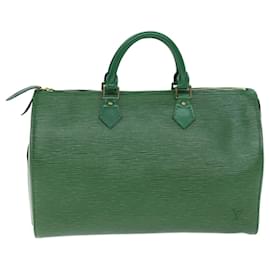 Louis Vuitton-Louis Vuitton Epi Speedy 35 Hand Bag Borneo Green M42994 LV Auth 73565-Other