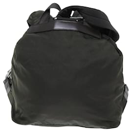 Prada-PRADA Backpack Nylon Khaki Auth 72694-Khaki