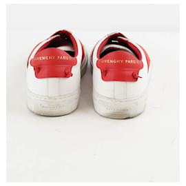 Givenchy-Sapatilhas de couro-Vermelho