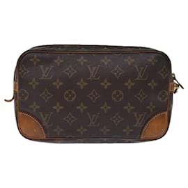 Louis Vuitton-LOUIS VUITTON Monogram Marly Dragonne GM Clutch Bag M51825 LV Auth e4833-Monogramme