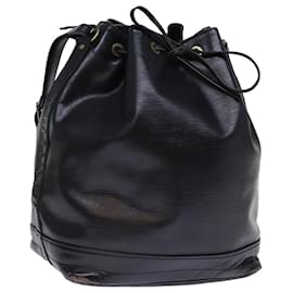 Louis Vuitton-LOUIS VUITTON Epi Noe Shoulder Bag Black M44002 LV Auth 73221-Black