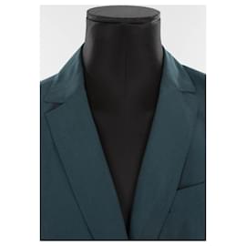 Loro Piana-Chaqueta de seda-Azul