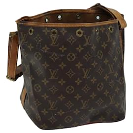 Louis Vuitton-LOUIS VUITTON Monogram Petit Noe Shoulder Bag M42226 LV Auth 72369-Monogram