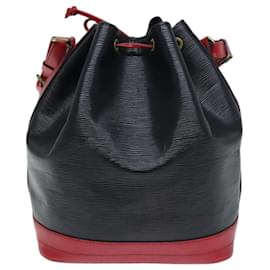 Louis Vuitton-LOUIS VUITTON Bolso de hombro Epi Noe Por color Negro Rojo M44017 LV Auth 73082-Negro,Roja