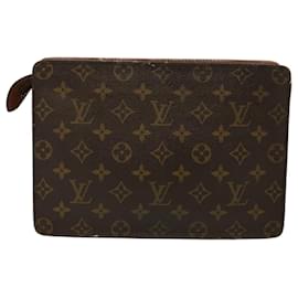 Louis Vuitton-LOUIS VUITTON Monogram Pochette Homme Clutch Bag M51795 LV Auth ep4180-Monogram