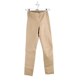 Joseph-Slim leather pants-Beige