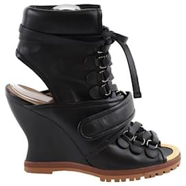 Chloé-Tacones de cuero-Negro