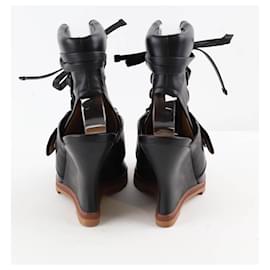 Chloé-Leather Heels-Black