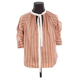 Chloé-Cotton blouse-Brown