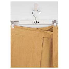 Bash-Suede skirt-Yellow