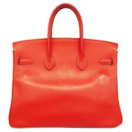 Hermès-Hermès Birkin 25-Red