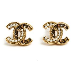 Chanel Ohrringe AH2011 CC Clip-On-Ohrringe Golden