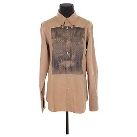 Miu Miu Chemise en coton Marron