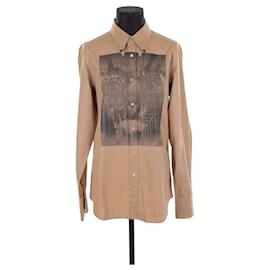 Miu Miu Camicia di cotone Marrone