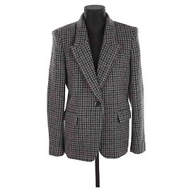 Isabel Marant Etoile Wollmantel Grau