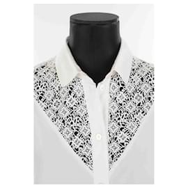 Louis Vuitton-Chemise à manches courtes en coton-Blanc