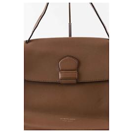 Burberry-Leather shoulder handbag-Brown