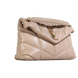 Saint Laurent-SAINT LAURENT Handbags Loulou Puffer-Beige