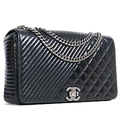 Chanel-CHANEL Handbags Coco boy-Black
