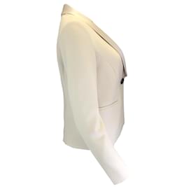 Autre Marque-Blazer Peserico Beige con revers in seta a un bottone-Beige