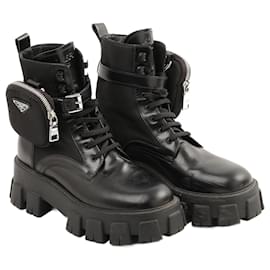 Prada-PRADA  Boots EU 38 leather-Black