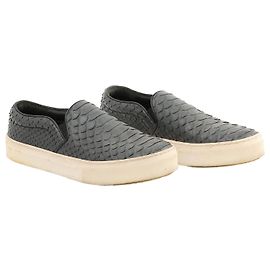 Céline CELINE  Flats EU 38 Exotic leathers Navy blue