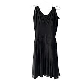Balenciaga-Edición Balenciaga (2006) Vestido de seda-Negro