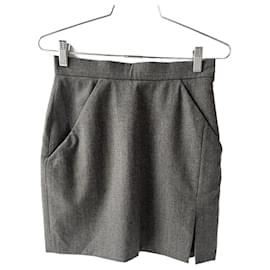 Givenchy-Givenchy F/W 1997 Mini skirt-Silvery