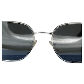 Louis Vuitton-Gafas de Sol con Logo LV Plateadas-Gris