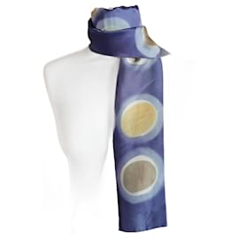 Autre Marque-Foulard de Seda Morado-Purple