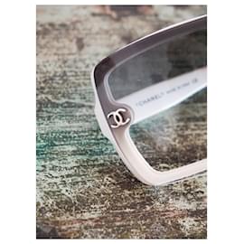 Chanel-Sonnenbrillen mit Degradé-Sohle-Weiß
