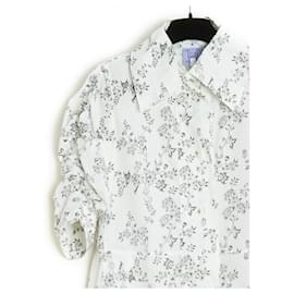 Autre Marque-Vestido de algodão branco Maxi Thierry Colson FR40 US10 em estado impecável.-Branco