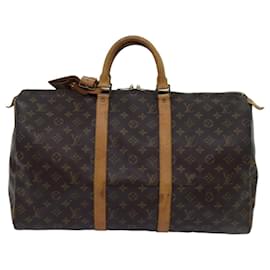 Louis Vuitton-Louis Vuitton Keepall 50-Castaño