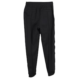 Givenchy-Pantalones deportivos estilo jogger con cintas de Givenchy en poliéster negro-Negro
