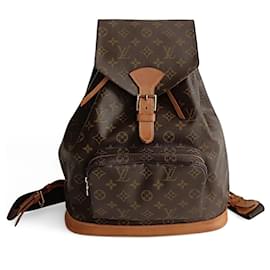 Louis Vuitton-Sac à dos Louis Vuitton Montsouris GM monogramme-Marron