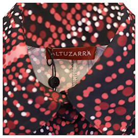 Altuzarra-Altuzarra – Claudia – Midi-Hemdkleid aus roter Viskose-Rot