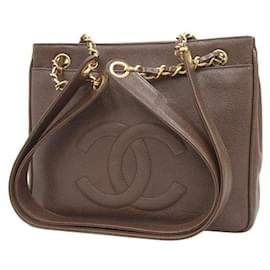 Chanel-Chanel CC Caviar Shoulder Bag Leather Shoulder Bag in Good condition-Other
