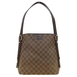 Louis Vuitton-Louis Vuitton Cabas Rivington Canvas Tote Bag N41108 in good condition-Other